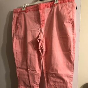 Skinny Mini Pink Khakis by GAP, Size 16 Tall